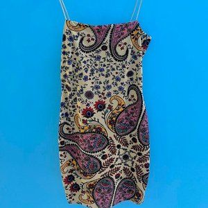 Fashion Nova Paisley Body-con Mini Dress